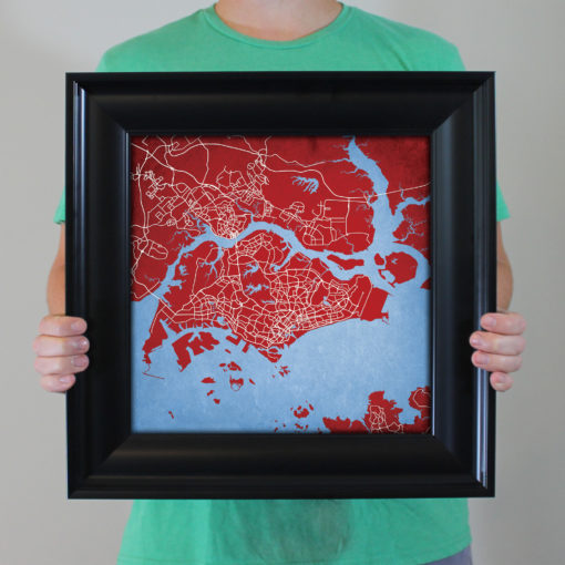 Singapore Map Art by City Prints - Image 5