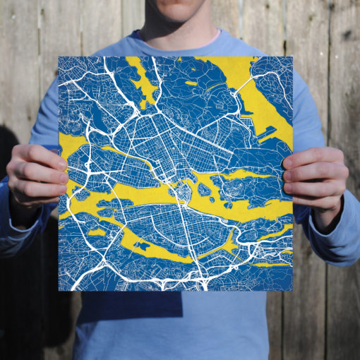 Stockholm, Sweden Map Art by City Prints - Image 3