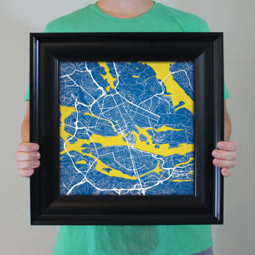 Stockholm, Sweden Map Art by City Prints - Image 5