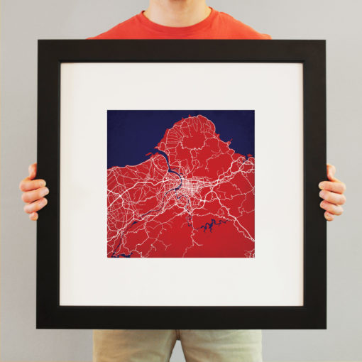 Taipei, Taiwan Map Art by City Prints - Image 4