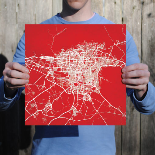 Tehran, Iran Map Art by City Prints - Image 3