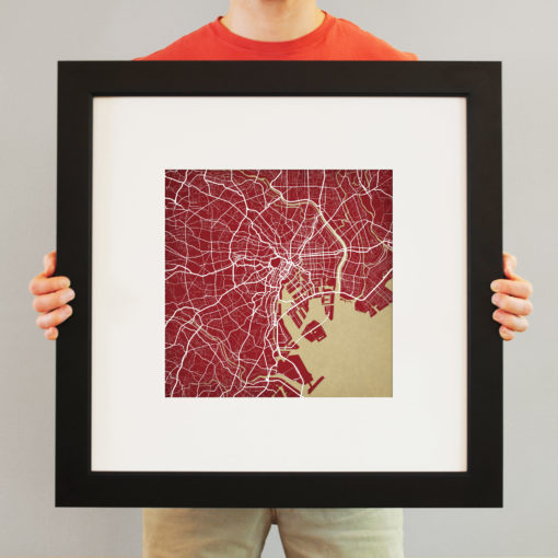 Tokyo, Japan Map Art by City Prints - Image 4