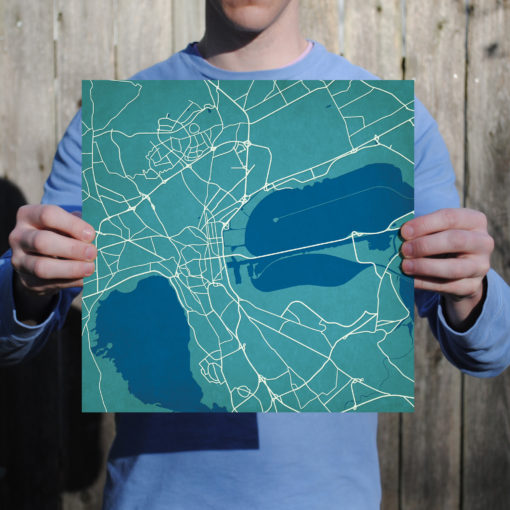 Tunis, Tunisia Map Art by City Prints - Image 3