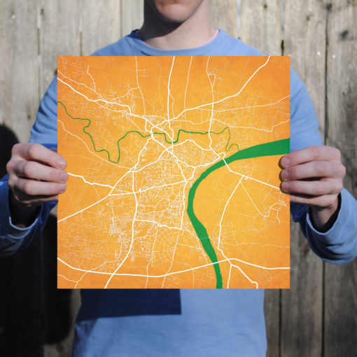 Varanasi, India Map Art by City Prints - Image 3