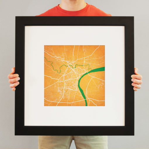 Varanasi, India Map Art by City Prints - Image 4