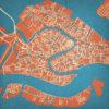 Venice, Italy Map Art by City Prints