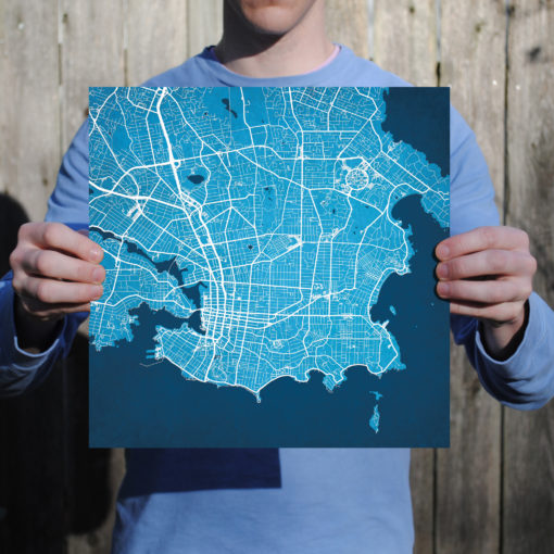Victoria, Canada Map Art by City Prints - Image 3