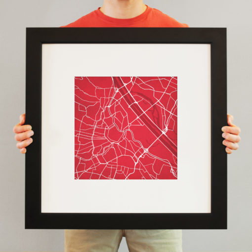 Vienna, Austria Map Art by City Prints - Image 4