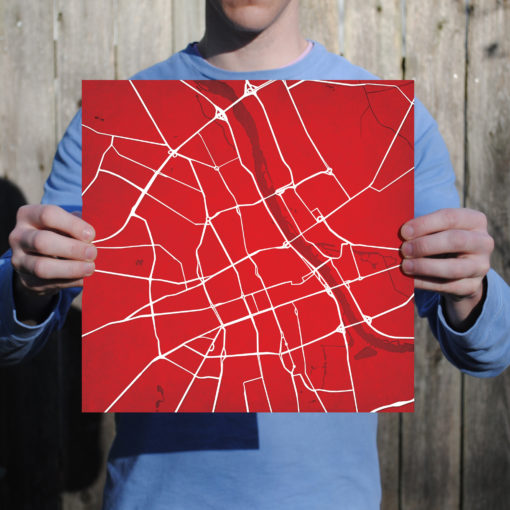 Warsaw, Poland Map Art by City Prints - Image 3