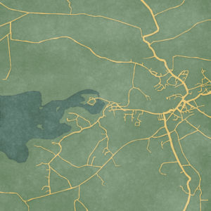 Westport, Ireland Map Art by City Prints