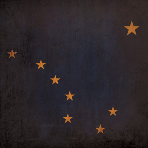 Alaska Flag Art by City Prints