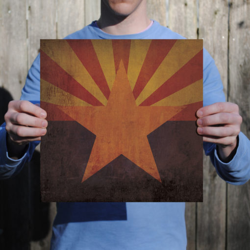 Arizona Flag Art by City Prints - Image 2