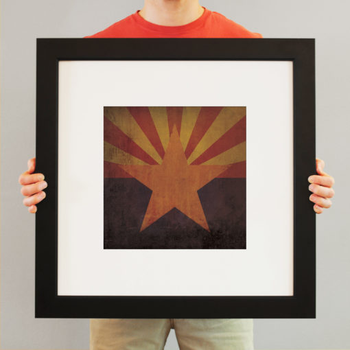Arizona Flag Art by City Prints - Image 3