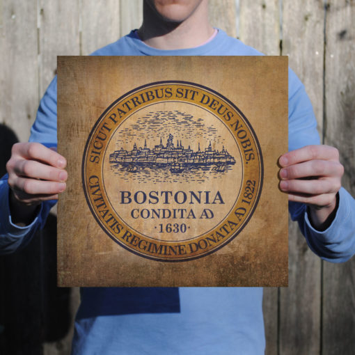 Boston Flag Art by City Prints - Image 2