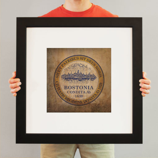 Boston Flag Art by City Prints - Image 3
