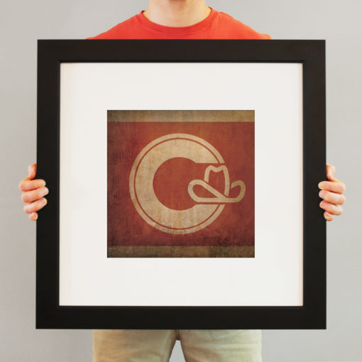 Calgary Flag Art by City Prints - Image 3