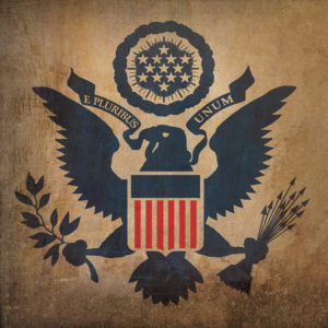 Coast Guard Flag Art by City Prints