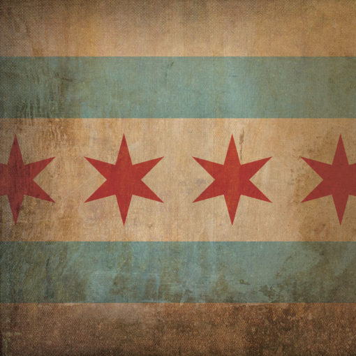 Chicago Flag Art by City Prints