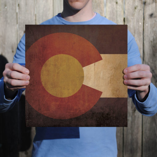 Colorado Flag Art by City Prints - Image 2