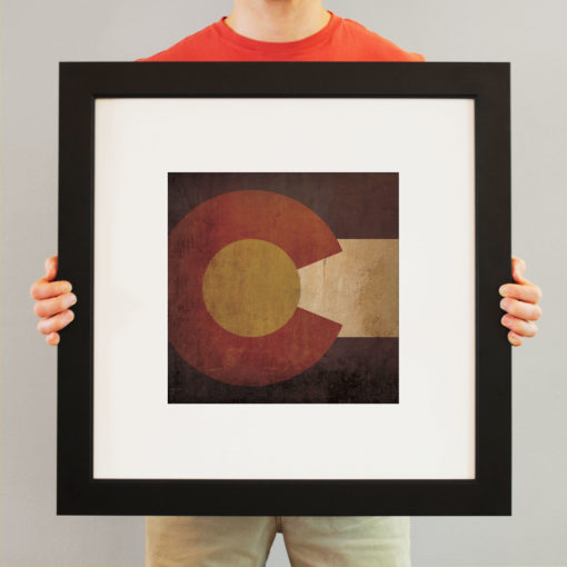 Colorado Flag Art by City Prints - Image 3