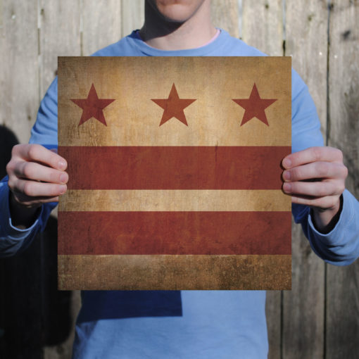 District of Columbia Flag Art by City Prints - Image 2
