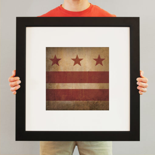 District of Columbia Flag Art by City Prints - Image 3