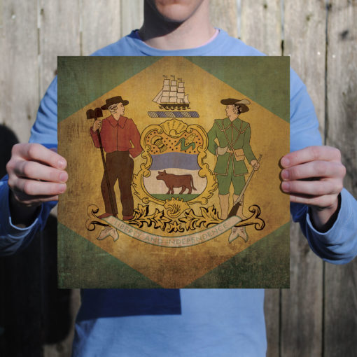 Delaware Flag Art by City Prints - Image 2