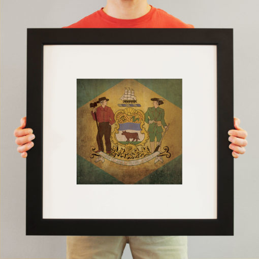 Delaware Flag Art by City Prints - Image 3