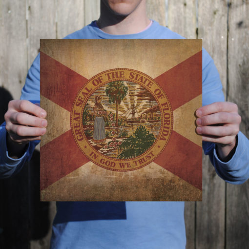 Florida Flag Art by City Prints - Image 2