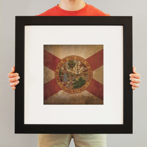 Florida Flag Art by City Prints - Image 3