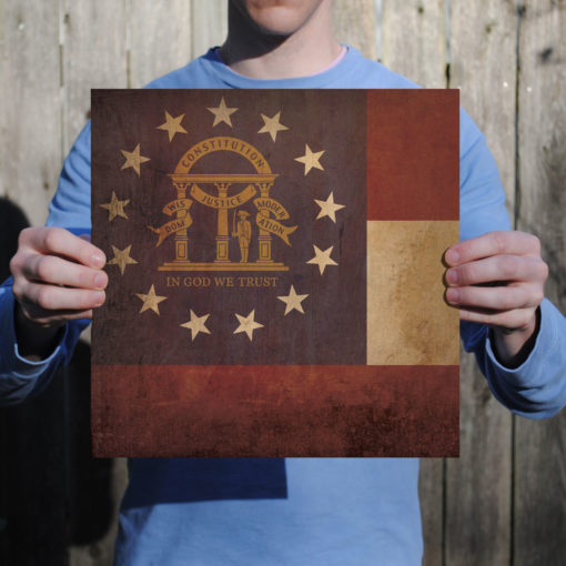 Georgia Flag Art by City Prints - Image 2