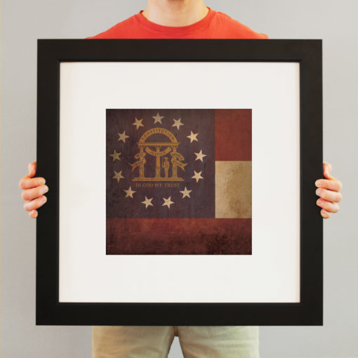 Georgia Flag Art by City Prints - Image 3