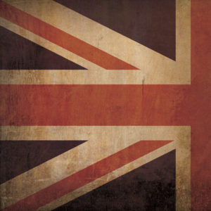 Great Britain Flag Art by City Prints