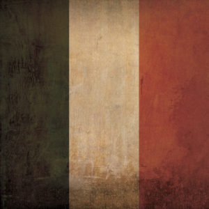 Italy Flag Art by City Prints