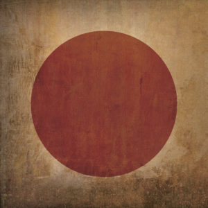 Japan Flag Art by City Prints