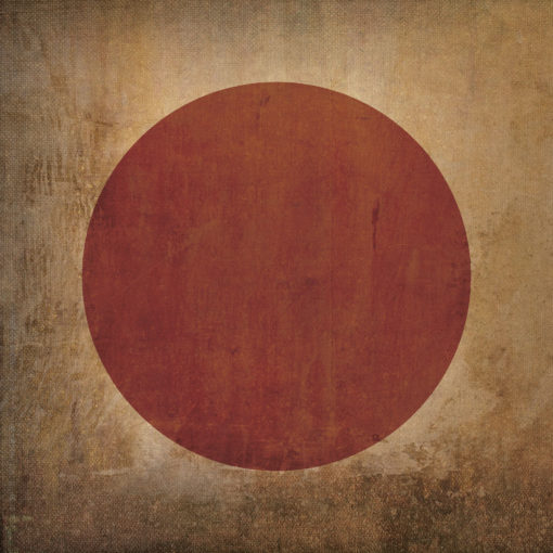 Japan Flag Art by City Prints