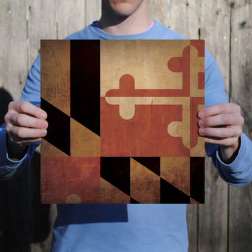 Maryland Flag Art by City Prints - Image 2
