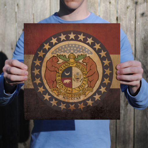 Missouri Flag Art by City Prints - Image 2