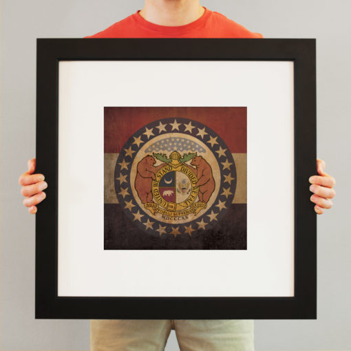 Missouri Flag Art by City Prints - Image 3