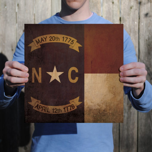 North Carolina Flag Art by City Prints - Image 2