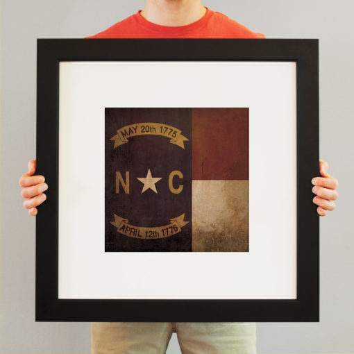 North Carolina Flag Art by City Prints - Image 3