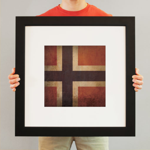 Norway Flag Art by City Prints - Image 3
