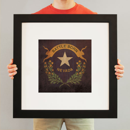 Nevada Flag Art by City Prints - Image 3
