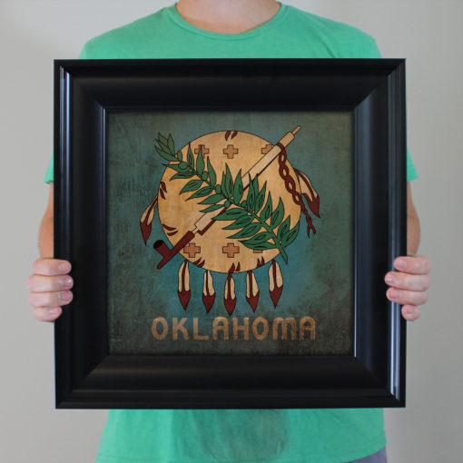 Oklahoma Flag Art by City Prints - Image 4