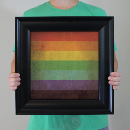 Rainbow Flag Art by City Prints - Image 4