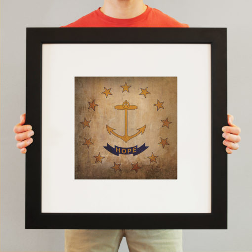 Rhode Island Flag Art by City Prints - Image 3