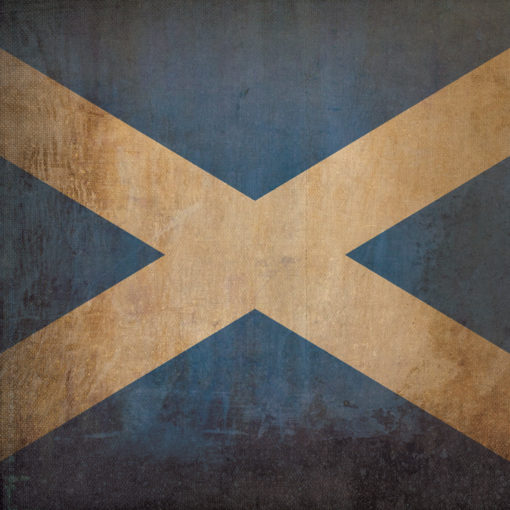 Scotland Flag Art by City Prints
