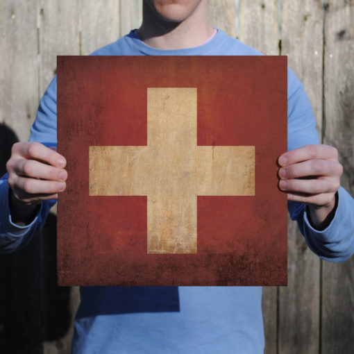 Switzerland Flag Art by City Prints - Image 2