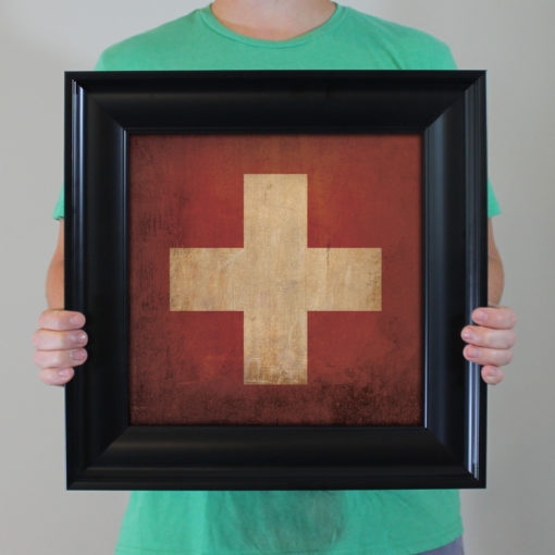 Switzerland Flag Art by City Prints - Image 4