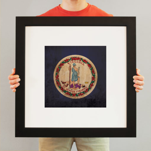 Virginia Flag Art by City Prints - Image 3
